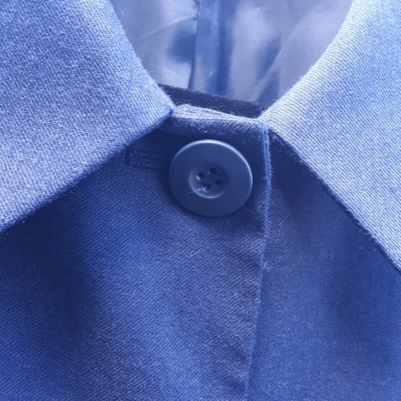 JG Hook Navy button-down Blazer Wool size 12 - Picture 5 of 6